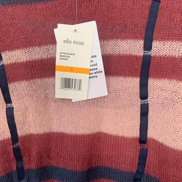 Ella Moss Lightweight Sweater - Size Small -NWT - Picture 3 of 8